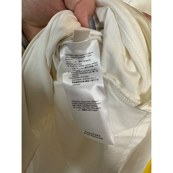 Dorothee Schumacher Powder White Playful Volume Long Sleeve Blouse Size 3/Medium - Picture 8 of 9